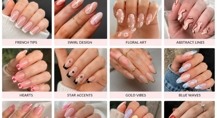 French nail art